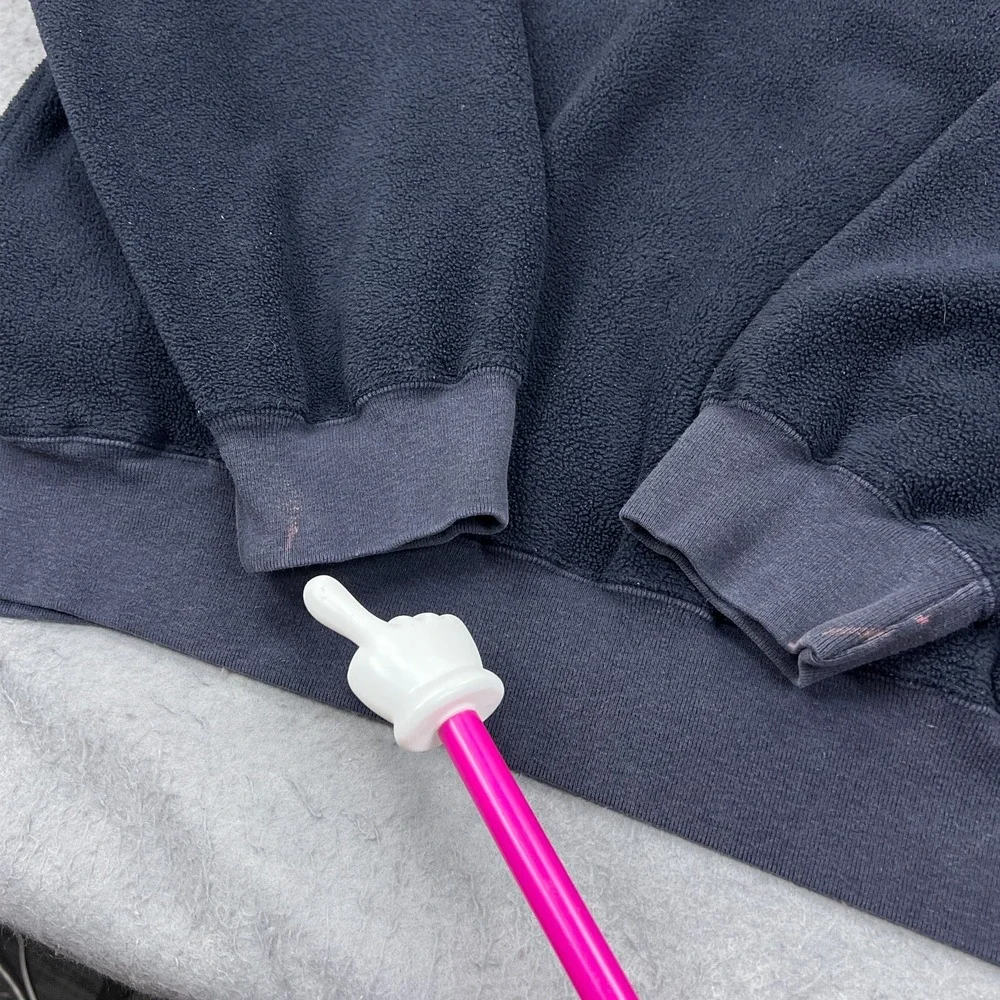 VTG Polo Ralph Lauren 1/4 Zip Mens XL Deep Pile Fleece Sherpa Pullover 90s Retro - Picture 8 of 14